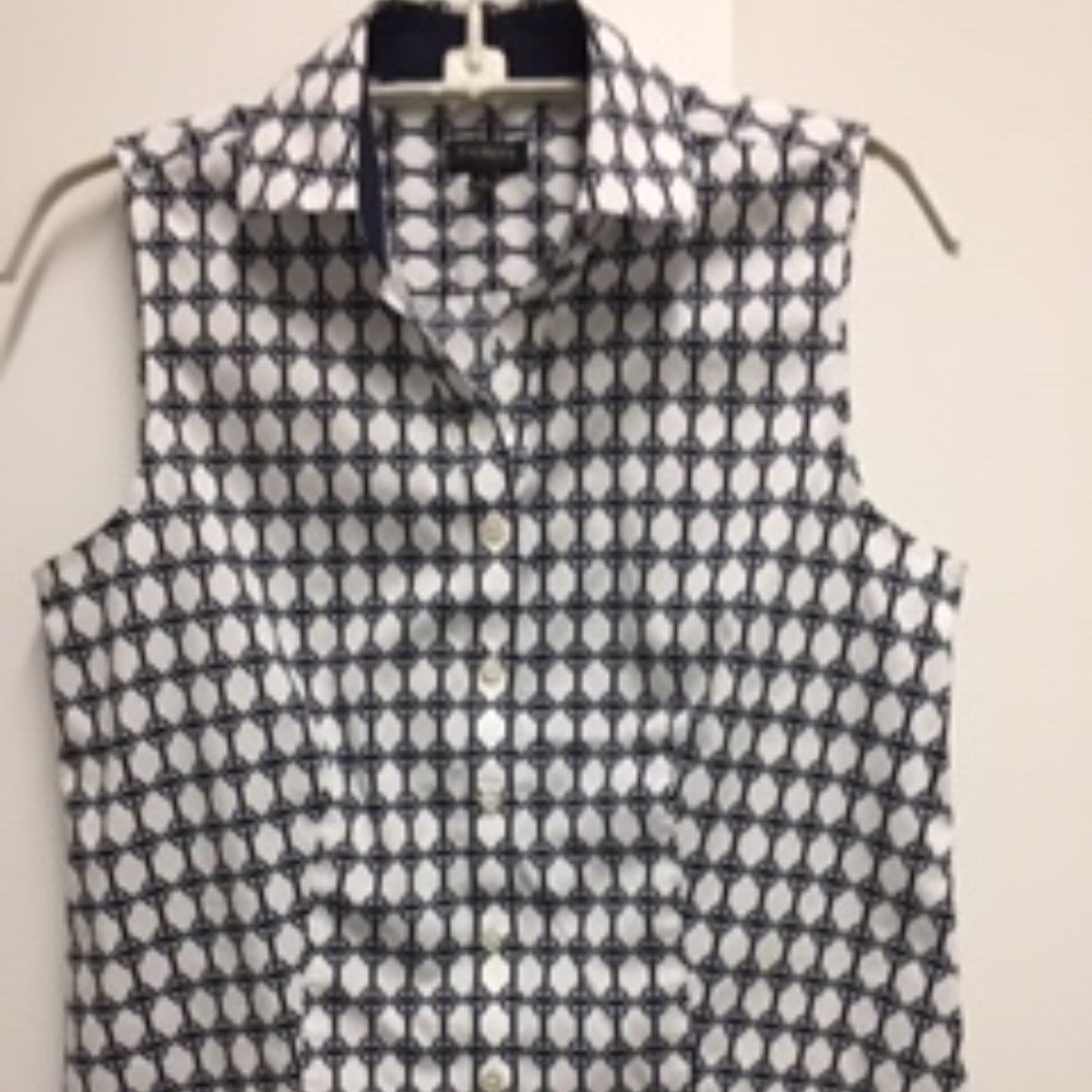 Wrinkle Resistant Talbot's Sleeveless Blouse